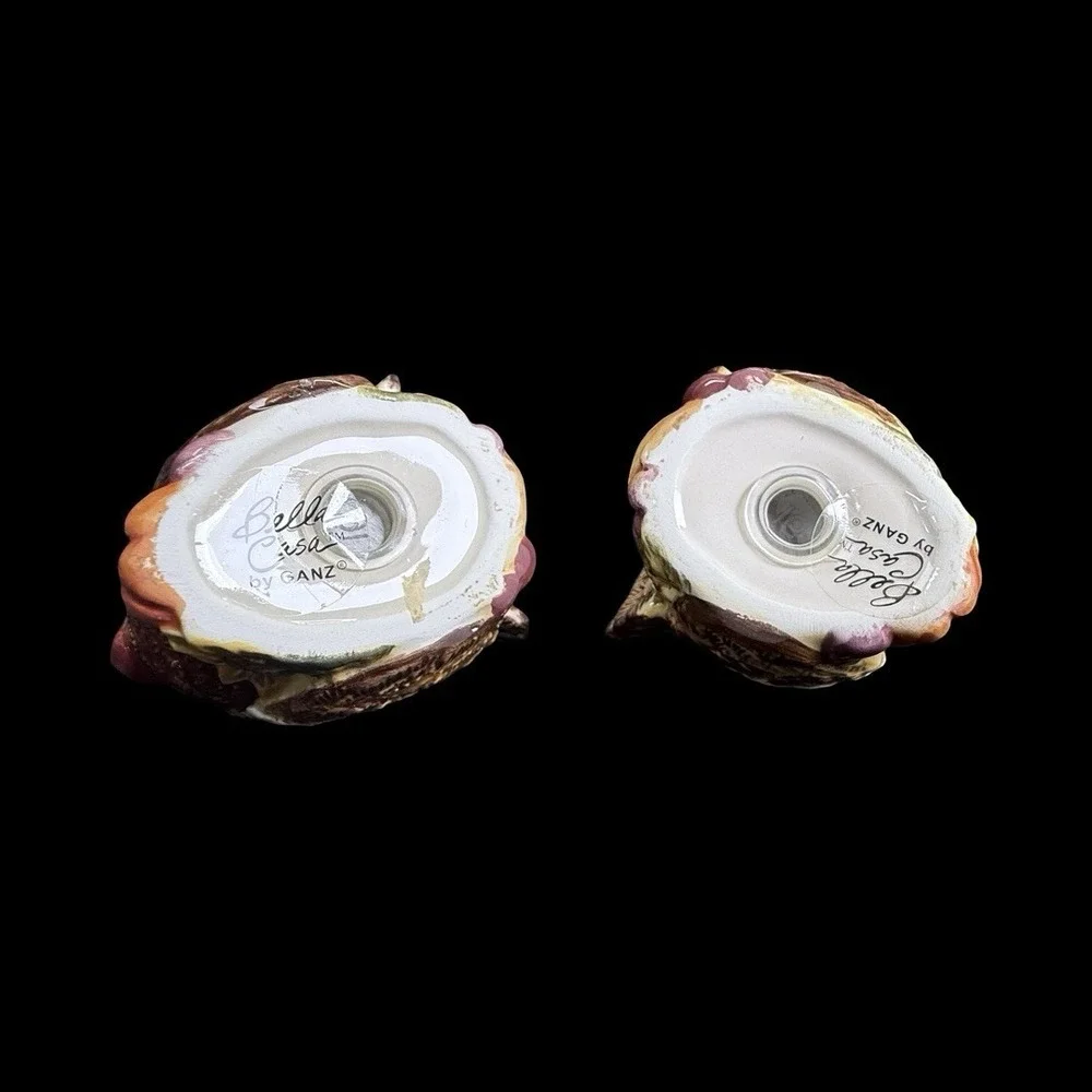 BELLA CASA‎ By Ganz Turkey Salt & Pepper Shakers Thanksgiving Decor